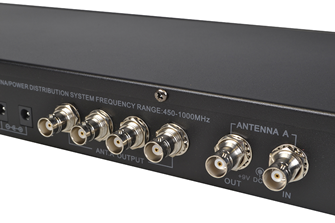 Q-Audio QAD-4 Wireless Microphone Antenna Distribution 4 way